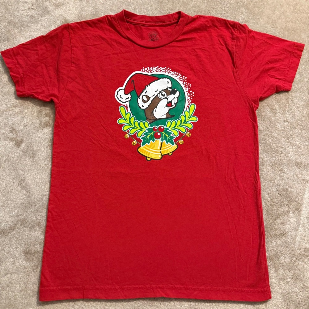 Buc-ee's Christmas T-Shirt Red Graphic Jingle All The Way 2023 Mens Small S